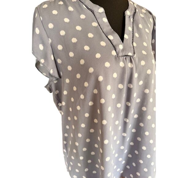 41 Hawthorn Polka Dot Blouse – Size L - Picture 3 of 7